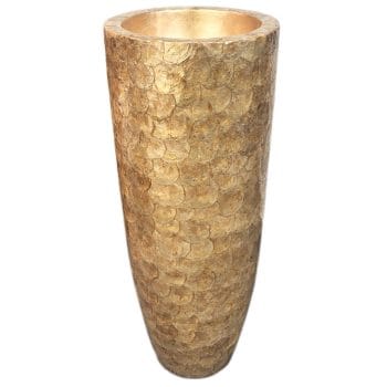 CAPIZ PEARL xl hoge schelpenvaas 122cm