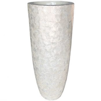 CAPIZ PEARL xl hoge schelpenvaas 122cm