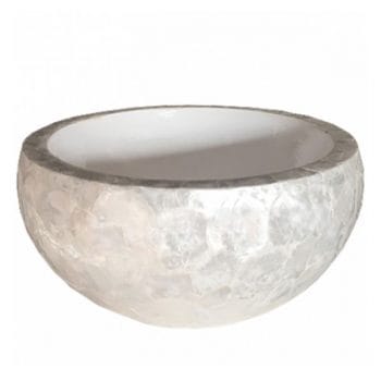 CAPIZ PEARL schelpenvaas 40cm breed