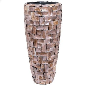 MOTHER OF PEARL hoge schelpenvaas 90cm