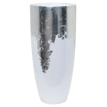 LUNA hoge witte vaas 75cm voor binnen