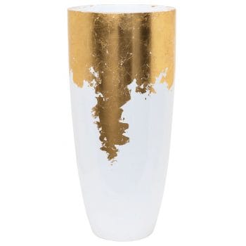 LUNA hoge witte vaas 75cm voor binnen