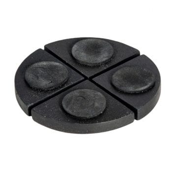 POT FEET ANTRACIET ZWART