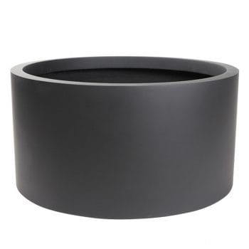 ESTRELL grote zwarte bloembak 70cm breed