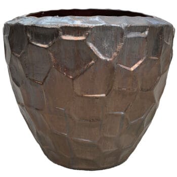 MELLA goud bronzen bloempot 50cm breed