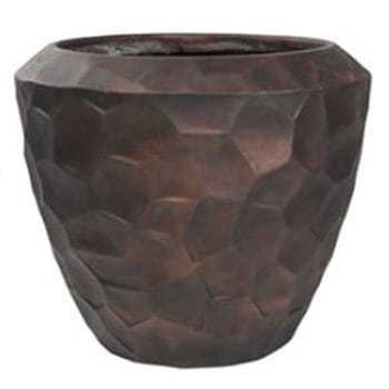 MELLA zwart bronzen bloempot 58cm breed