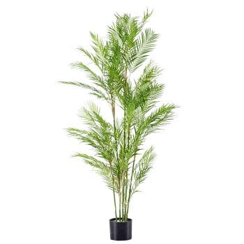 Grote KUNSTPALM CHAMAEDOREA dwergpalm kunstplant 180cm