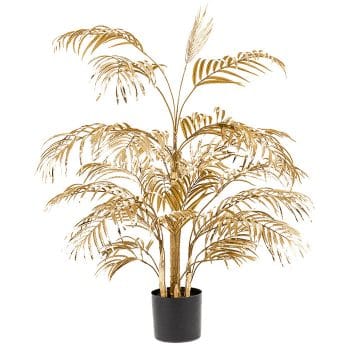 Kunstplant GOUD ARECA PALM voor binnen 105cm