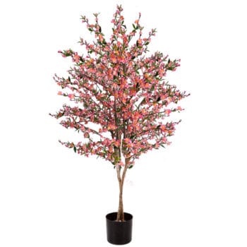 Kunst BLOESEMBOOM met roze bloemen 140cm