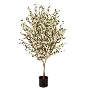 Kunst BLOESEMBOOM met witte bloemen 140cm