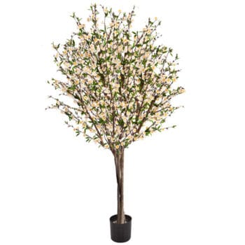 Kunst BLOESEMBOOM met witte bloemen 170cm