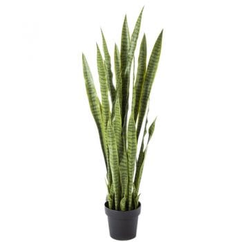Kunstplant SANSEVIERIA vrouwentong 120cm