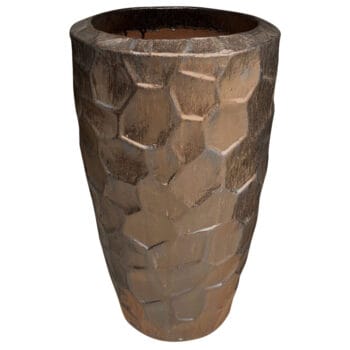 MELLA goud bronzen hoge bloempot 75cm