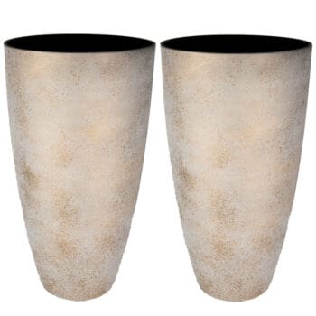 GRANIT hoge gouden vazen 50cm