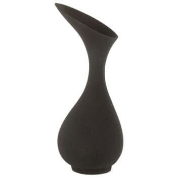 LOVI design vaas zwart metaal 45cm