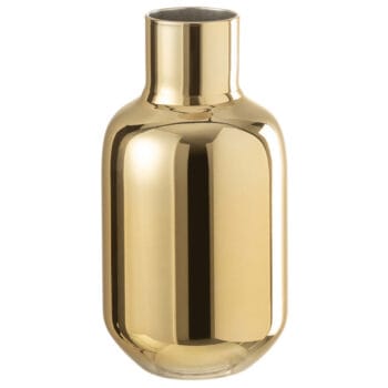 BELA gouden vaas van glas 24cm