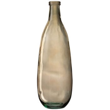 FIRU grote vaas brons van glas 75cm