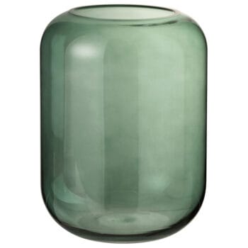 CESA grote groene vaas cilinder glas 30cm