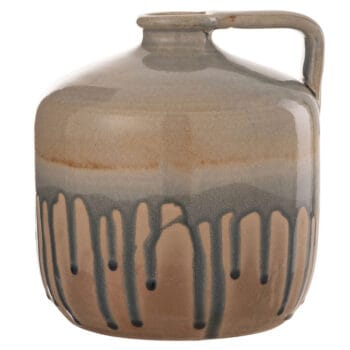 ODIN kruik vaas van keramiek met glazuur 21cm breed