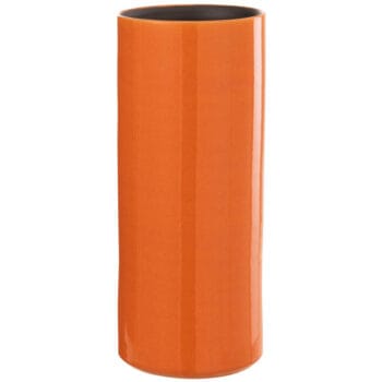 VANA oranje hoge vaas keramiek 37cm