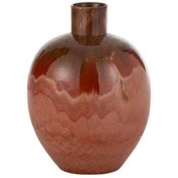 LIOO rode keramiek vaas voor binnen 47cm