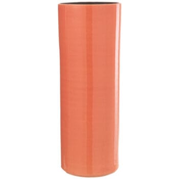 VANA hoge zalm roze vaas XL keramiek 45cm