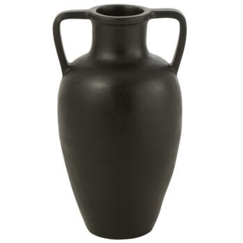 NERAA hoge kruik vaas zwart design 48cm