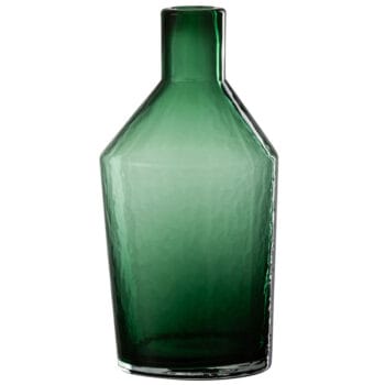 DACO grote vaas groen glazen fles 28cm