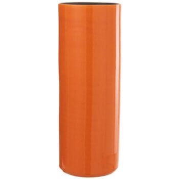 VANA hoge oranje vaas XL keramiek 45cm