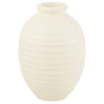 NERAA hoge witte terracotta vaas voor buiten 52cm