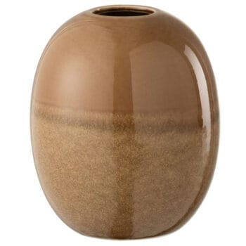 DAMAA bronzen keramiek vaas dip-dye glazuur 20cm