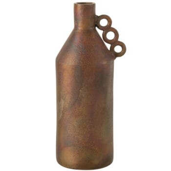 DALII hoge vaas koper brons metaal 45cm