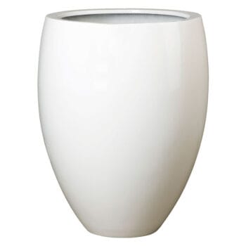 ALBUM hoge witte bloempot 84cm voor buiten