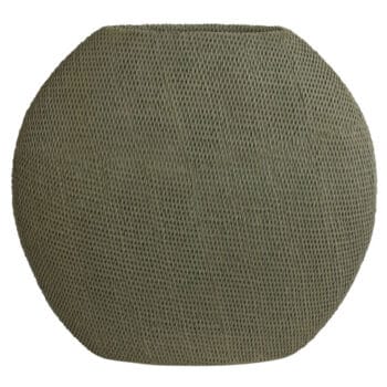 SHABA grote ovale vensterbank vaas groen 50cm breed