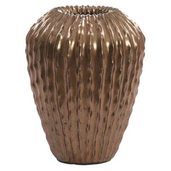 SELIN hoge vaas brons goud 37cm