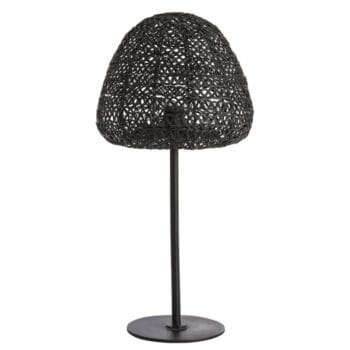 ZANNA tafellamp zwart metaal 56cm