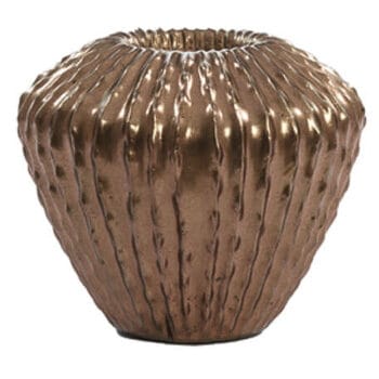 SELIN grote vaas brons goud 55cm breed