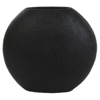 VAARA vensterbank vaas dierenprint zwart 40cm breed