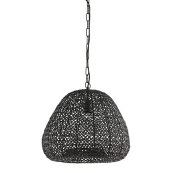 ZANNA hanglamp zwart metaal 42cm breed
