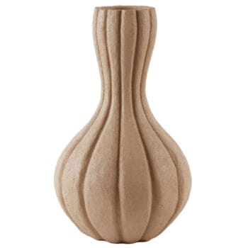 Hoge Japandi design terra vaas 48cm