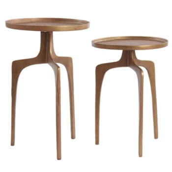 PANO planten tafels koper brons 54 + 63cm