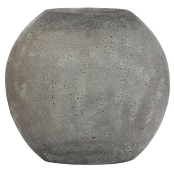 VAARA vensterbank vaas dierenprint grijs 40cm breed