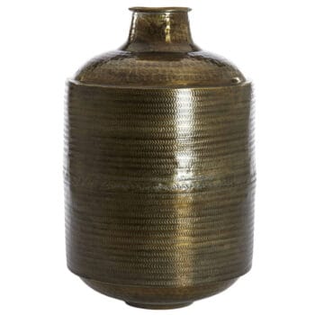VEROO XL vaas kruik brons goud metaal 60cm