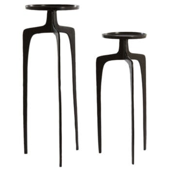 PANO planten tafels hoog brons zwart 80 + 100cm