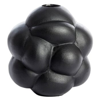 SIDO mat zwarte design vaas 31cm