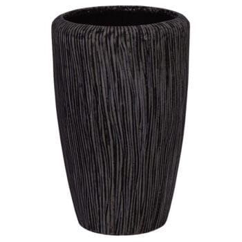 RIBOA hoge vaas zwart hout voor binnen 68cm