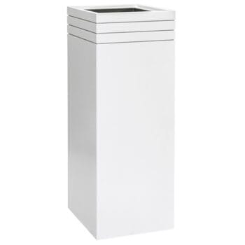 ULATUS grote witte plantenbak op wielen 100cm