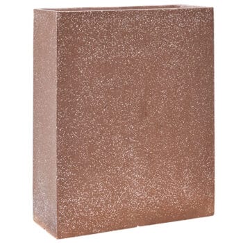 TERRAZZO langwerpige plantenbak divider rood 74cm