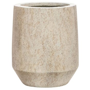ELYS travertin bloempot beige 68cm hoog