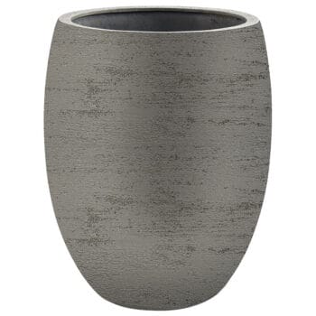 MENO hoge klei grijze design bloempot 68cm